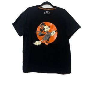 Disney Mini Mouse Girls Short Sleeve Pullover‎ Black T-shirt Size XXL